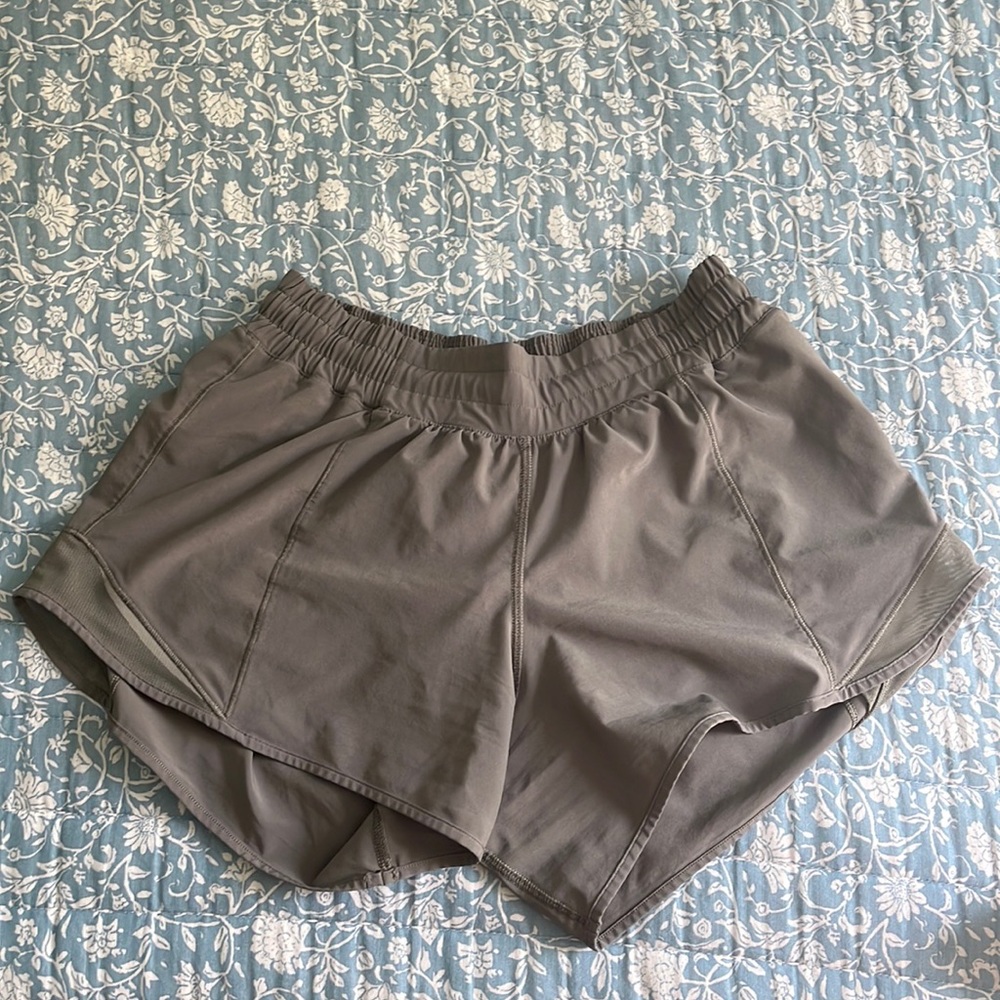 Lululemon “6 Tall” Sage Low Rise Shorts